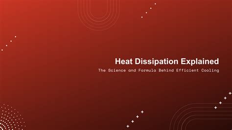 heat dissipation calculation for panel